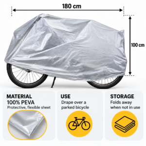 Mojo Waterproof Bicycle Cover – 180 × 100cm