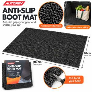 Autorev Anti-Slip Car Boot Mat – 100 × 80cm