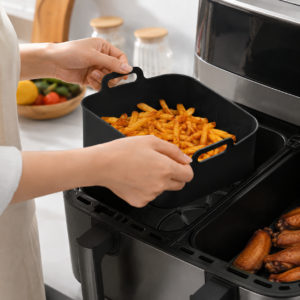 Reusable Silicone Air Fryer Liner – Non-Stick Basket Insert