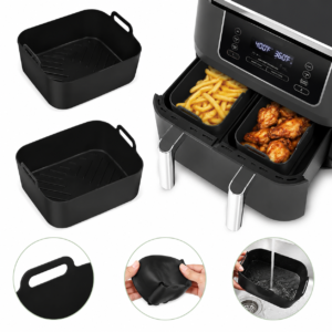 Reusable Silicone Air Fryer Liner – Non-Stick Basket Insert