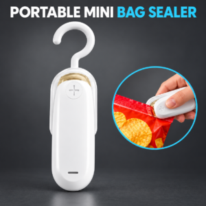Mini Bag Heat Sealer with Cutter – Portable Food Storage Sealer