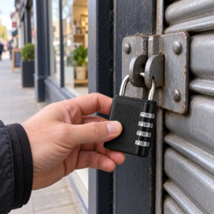 4-Digit Combination Padlock – Keyless Security Lock