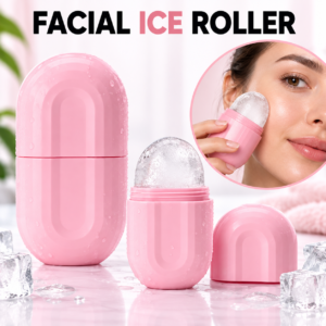 Reusable Facial Ice Roller – Cooling Face & Skincare Massage Tool