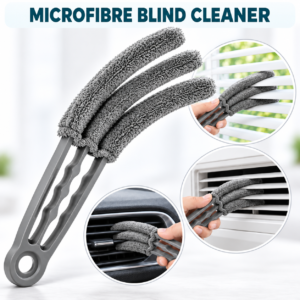 Venetian Blind Cleaner – Triple-Finger Microfibre Dusting Brush