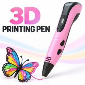 3D Printing Pen with LCD Display – Adjustable PLA/ABS Creative Drawing Pen