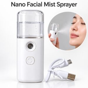 Portable Nano Facial Mist Sprayer – 30ml USB Rechargeable Fine Mist Device