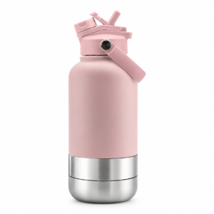 Portable Dog Water Bottles – 2-Pack Black & Pink
