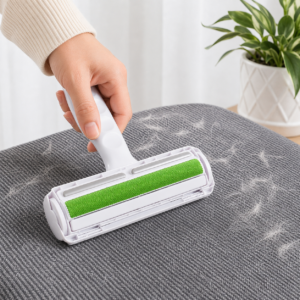 Double-Sided Pet Fur Remover Roller – Reusable Lint & Fur Cleaner