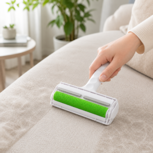 Double-Sided Pet Fur Remover Roller – Reusable Lint & Fur Cleaner