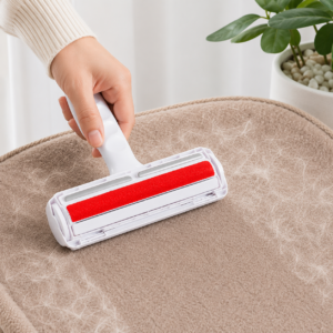 Two-Way Pet Fur Remover Roller – Reusable Furniture & Clothing Tool