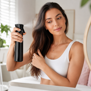 Continuous Mist Spray Bottle – Refillable Hair, Plant & Home Sprayer