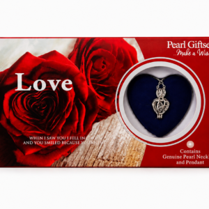 DIY Wish Pearl Necklace Kit – Cultured Pearl & Lotus Locket Gift Set