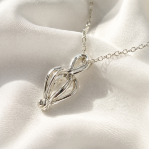 DIY Wish Pearl Necklace Kit – Cultured Pearl & Lotus Locket Gift Set