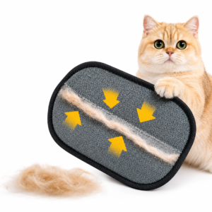 Washable Pet Fur Remover Mitt – Fur Cleaner for Fabric & Car Seats