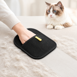 Washable Pet Fur Remover Mitt – Fur Cleaner for Fabric & Car Seats
