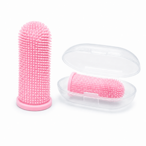 Silicone Finger Toothbrushes – 4-Pack for Dogs & Cats