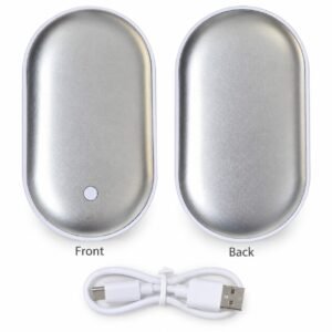 2-in-1 Rechargeable Hand Warmer & 5000mAh Power Bank – Portable Pocket Heater