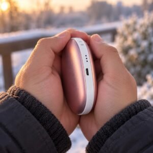 2-in-1 Rechargeable Hand Warmer & 5000mAh Power Bank – Portable Pocket Heater