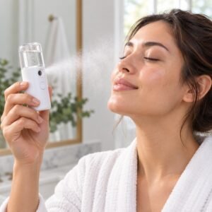 Portable Nano Facial Mist Sprayer – 30ml USB Rechargeable Fine Mist Device