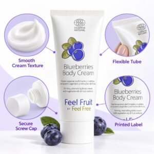 Blueberry Body Cream – 50ml Nourishing Body Moisturiser