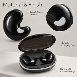 X55 Wireless Earbuds with Digital Charging Case – Compact Bluetooth 5.3 Earphones