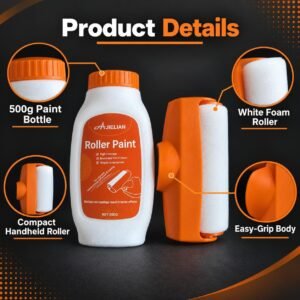 Refillable Paint Roller Applicator – Foam Roller with 500g Bottle-Style Reservoir