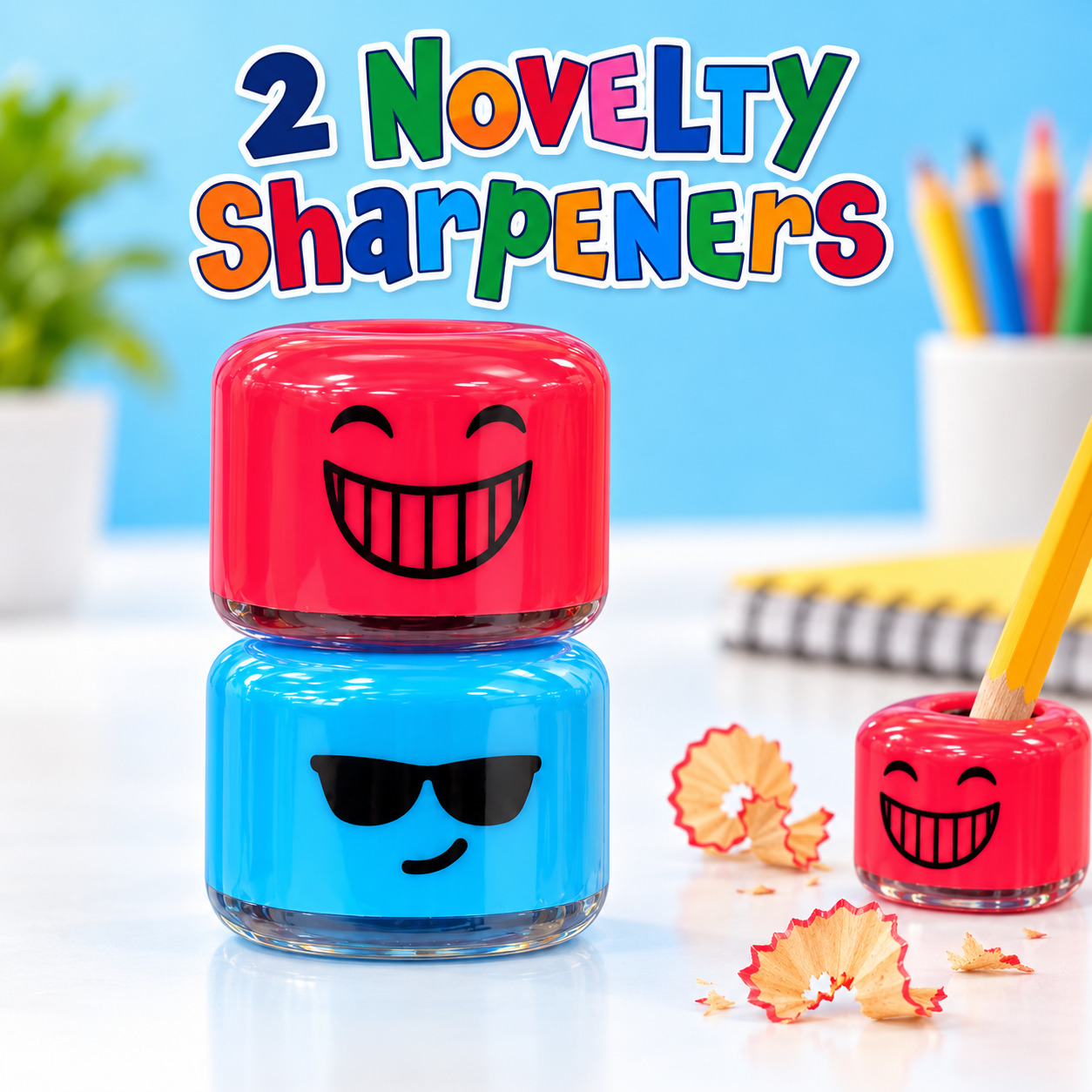 WFUK-122-07.png Novelty Pencil Sharpeners – 2-Pack Character Face Designs