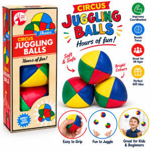 Juggling Balls – 3-Pack Soft Practice Bean Bags