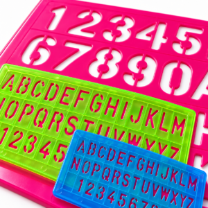 Letter & Number Stencil Set – Reusable Alphabet and Number Templates
