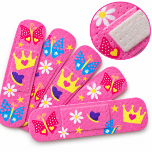 Princess Plasters – 75-Pack Kids Character Adhesive Plasters