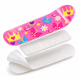 Princess Plasters – 75-Pack Kids Character Adhesive Plasters