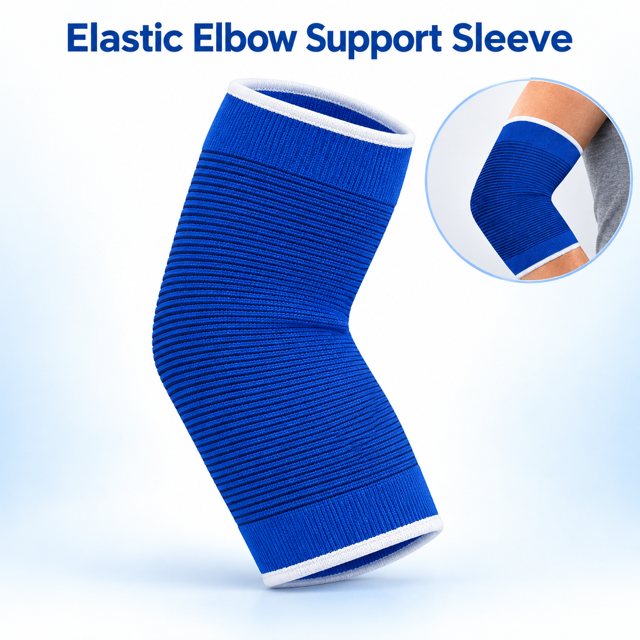 WFUK-138-04.png Elastic Elbow Support Sleeve – Stretch Everyday Arm Support