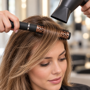 Small Thermal Radial Hair Brush – Vented Round Blow-Dry Styling Brush