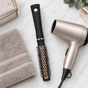 Small Thermal Radial Hair Brush – Vented Round Blow-Dry Styling Brush