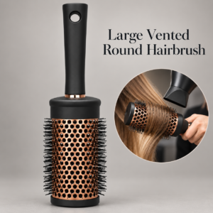 Large Thermal Radial Hair Brush – Vented Round Blow-Dry Styling Brush