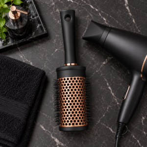 Large Thermal Radial Hair Brush – Vented Round Blow-Dry Styling Brush