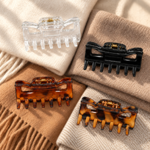 Claw Hair Clips – 4-Pack Assorted Neutral Colours