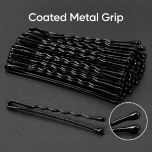 Black Bobby Pins – 200-Pack Bobby Pins for Styling & Up-Dos