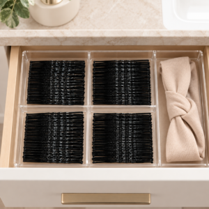Black Bobby Pins – 200-Pack Bobby Pins for Styling & Up-Dos