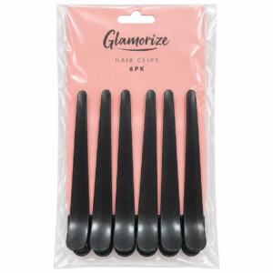 Sectioning Hair Clips – 6-Pack Strong-Grip Styling Clips