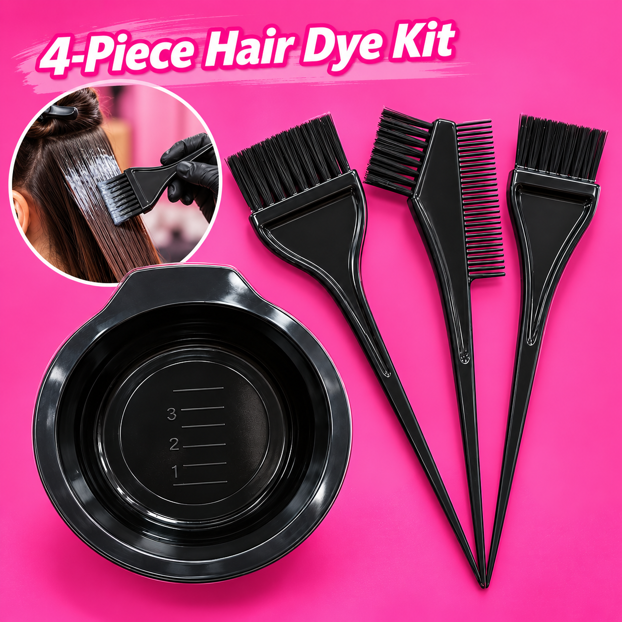 WFUK-148-04.png Hair Dye Brush & Mixing Bowl Set – 4-Piece Salon Colouring Kit