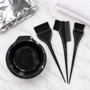 Hair Dye Brush & Mixing Bowl Set – 4-Piece Salon Colouring Kit