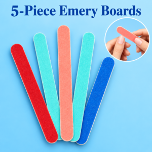 Nail Emery Boards – 5-Pack Double-Sided Manicure Files