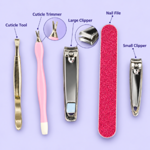 Glitter Nail File – Double-Sided Manicure & Pedicure Emery Board