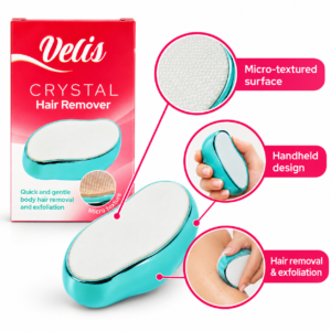 Crystal Hair Remover – Reusable Exfoliating Hair Eraser Tool