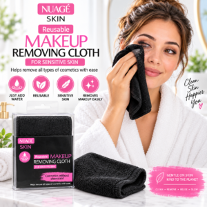Reusable Makeup Removing Cloth – Soft Washable Facial Cleansing Cloth