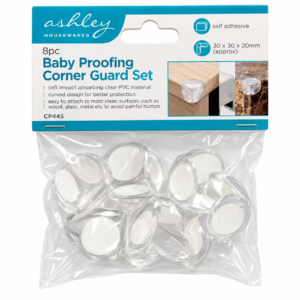 Baby Proofing Corner Guards – 8-Pack Clear Self-Adhesive Protectors