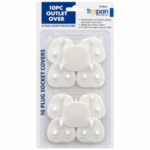 UK Plug Socket Inserts – 10-Pack Plastic Socket Covers