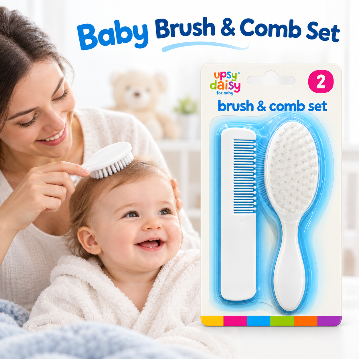 WFUK-165-03.png Baby Brush & Comb Set – 2-Piece Gentle Grooming Kit