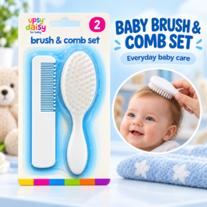 Baby Brush & Comb Set – 2-Piece Gentle Grooming Kit